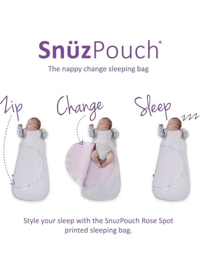 Snuz - كيس نوم للأطفال مزود بسحاب لسهولة تغيير الحفاض من 0 إلى 6 أشهر، 2.5 توغ - Image 1