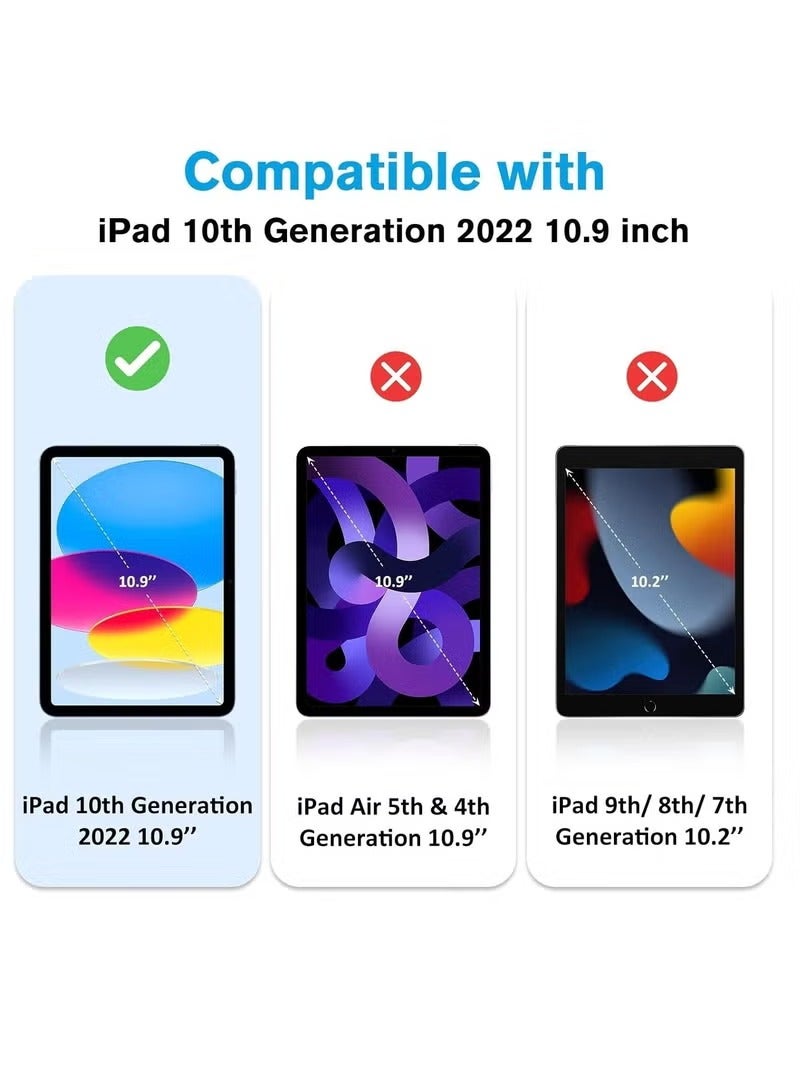 UMIXPRO IPad 10.9 Case Compatible with iPad 2022 Apple iPad 10th Gen 10.9 inches 2022 Case Cover Corner Protection Bumper Soft Silicone Shockproof Ultra Slim Anti Scratch - Image 5