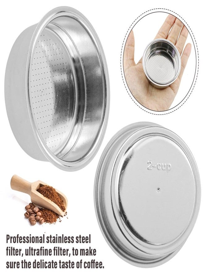 DOERDO DD 51mm Coffee Filter Basket, Stainless Steel Coffee Filter, Double Layer Pressurized Espresso Maker Accessories, 2PCS - Image 3