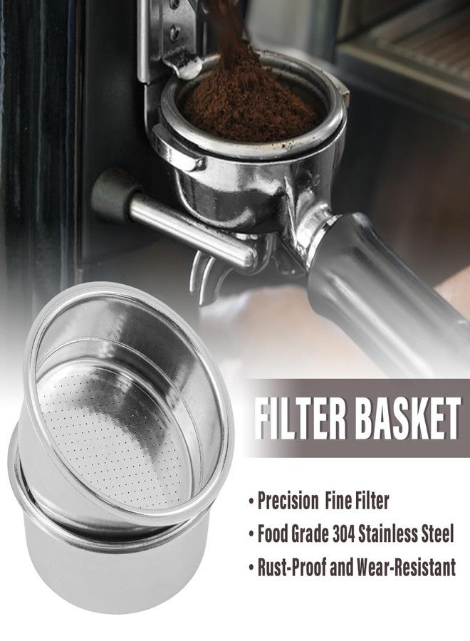 DOERDO DD 51mm Coffee Filter Basket, Stainless Steel Coffee Filter, Double Layer Pressurized Espresso Maker Accessories, 2PCS - Image 5