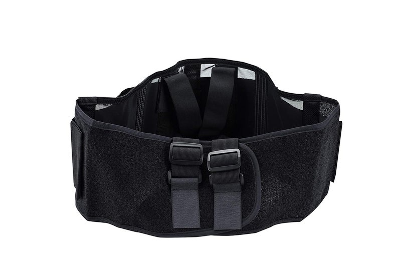 ObusForme Back Support Belt with Builtin Lumbar Support  Lower Back Brace  Breathable Lightweight with Removable Adjustable Suspenders  Unisex MediumLarge - Image 1
