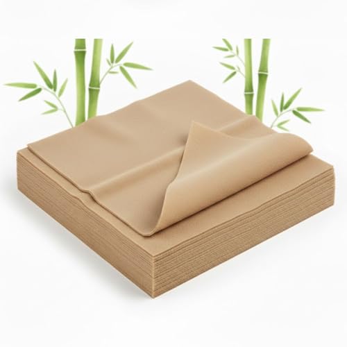PulGos Bamboo Kitchen Towels – 20 Sheets (Pack of 1) | 240 GSM | Washable and Reusable up to 8000 Uses | Soft, Highly Absorbent, Eco-Friendly | Better Alternative to Paper Tissues - Image 1