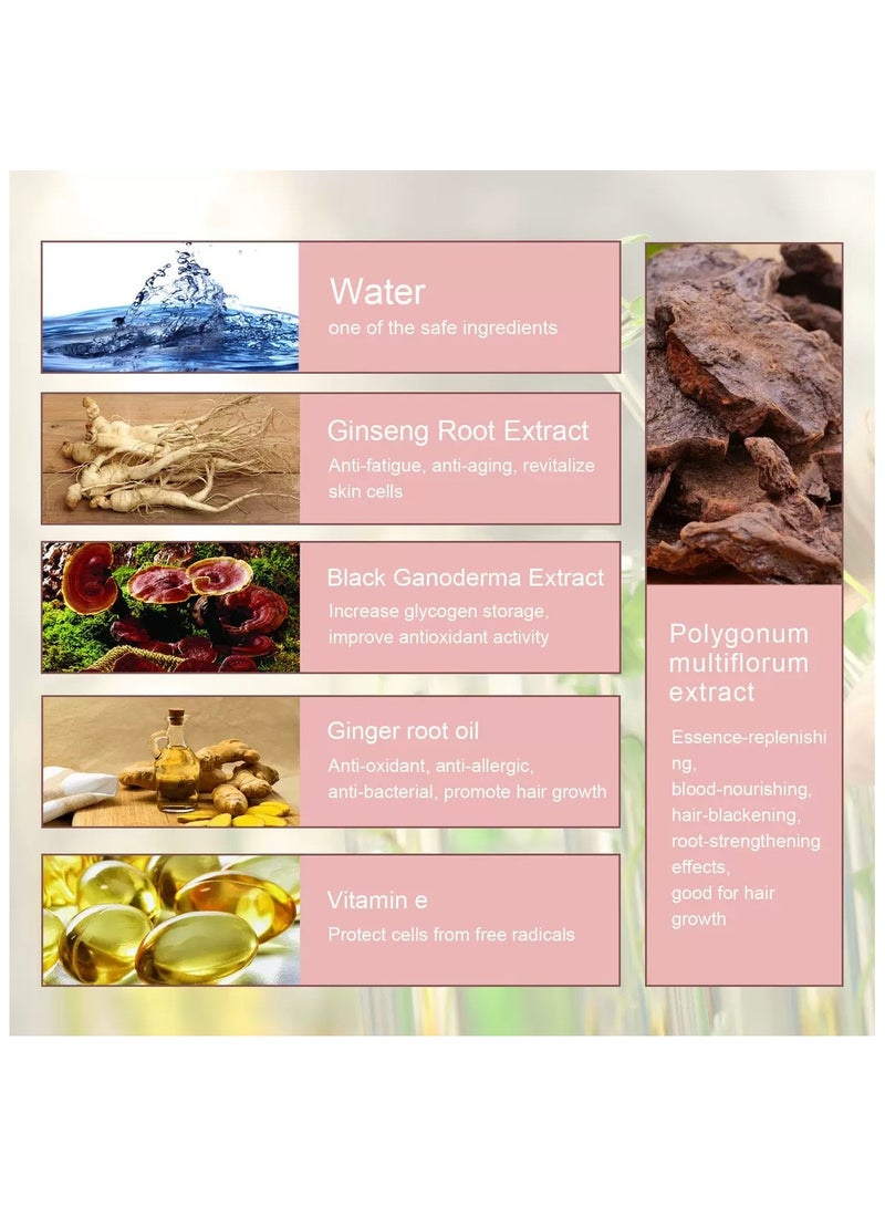 EELHOE Solid Shampoo Piece, Natural Polygonum Multiflorum Hair Soap, Polygonum Shampoo Bar, Hair Blackout Shampoo Bar, Anti-Hair Loss Shampoo Bar, Prevents Hair Loss for Men and Women - Image 3