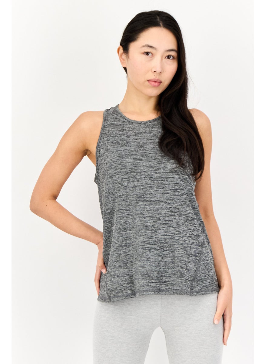 SKECHERS Women Sportswear Fit Training Tank Top, Grey  - Image 1