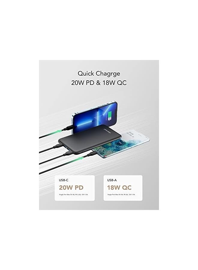 Charmast Power Delivery Power Bank 26800mAh, PD Power Bank, Charmast 20W USB C Portable Charger Quick Charge 3.0 Battery Pack Compatible with MacBook/New Type-C MacBook Air/IPad Pro, IPhone,Switch - Image 5