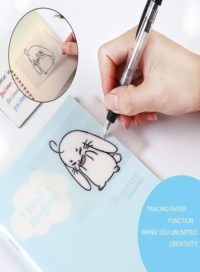 QUAKEL (AK3) Transparent Sticky Notes |Memo Pad | Clear Self-Adhesive Sticky Notes 3x3 Inch | See Through Translucent Note Pads | Self-Stick Note | 50 Sheets [Pack of 1] (76mm X 76mm) - Image 5