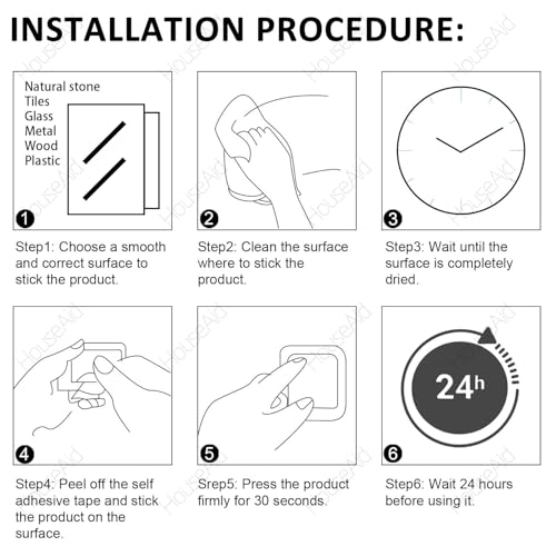 iSTAR Self Adhesive Stainless Steel Square Towel Ring Napkin Towel Hanger for Washbasin Anti Rust Strong Sticker Towel Holder for Bathroom Napkin Holder,Bathroom Accessories (Pack of 1) - Image 5
