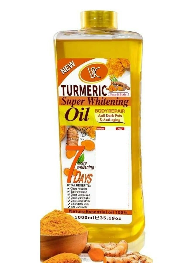 في إس سي زيت الكركم للتبييض الفائق 1000 مل - Image 1