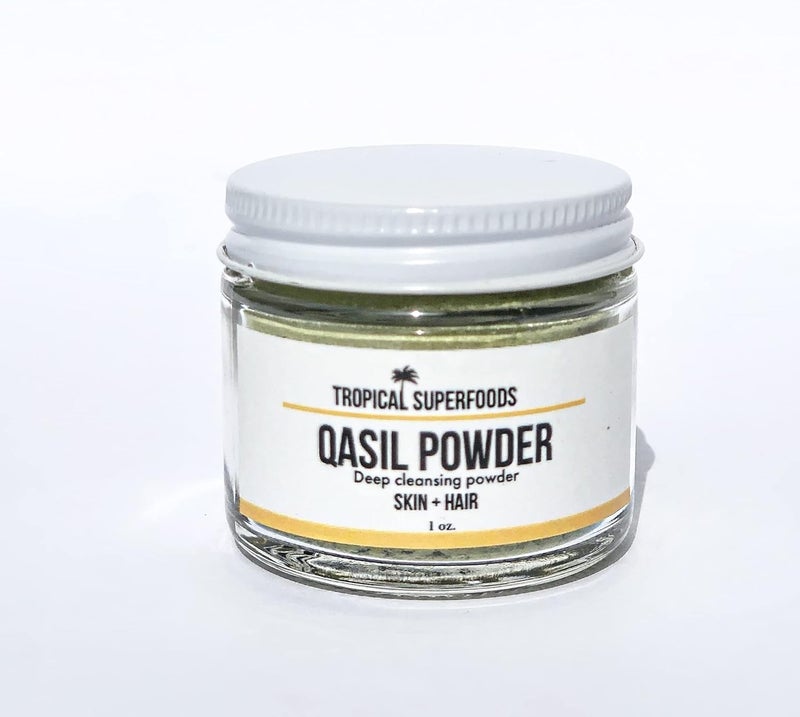 Tropical Superfoods Qasil Powder  Somalia Beauty Secret  Face Mask  Hair Mask  Qasil Mask  Organic  Pure  Premium Quality 2oz 