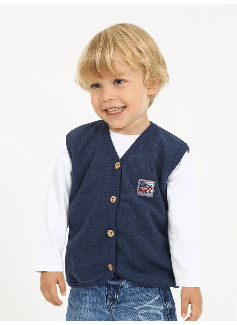 Luggi Baby 1-6 Years V-Neck Baby Boy Vest