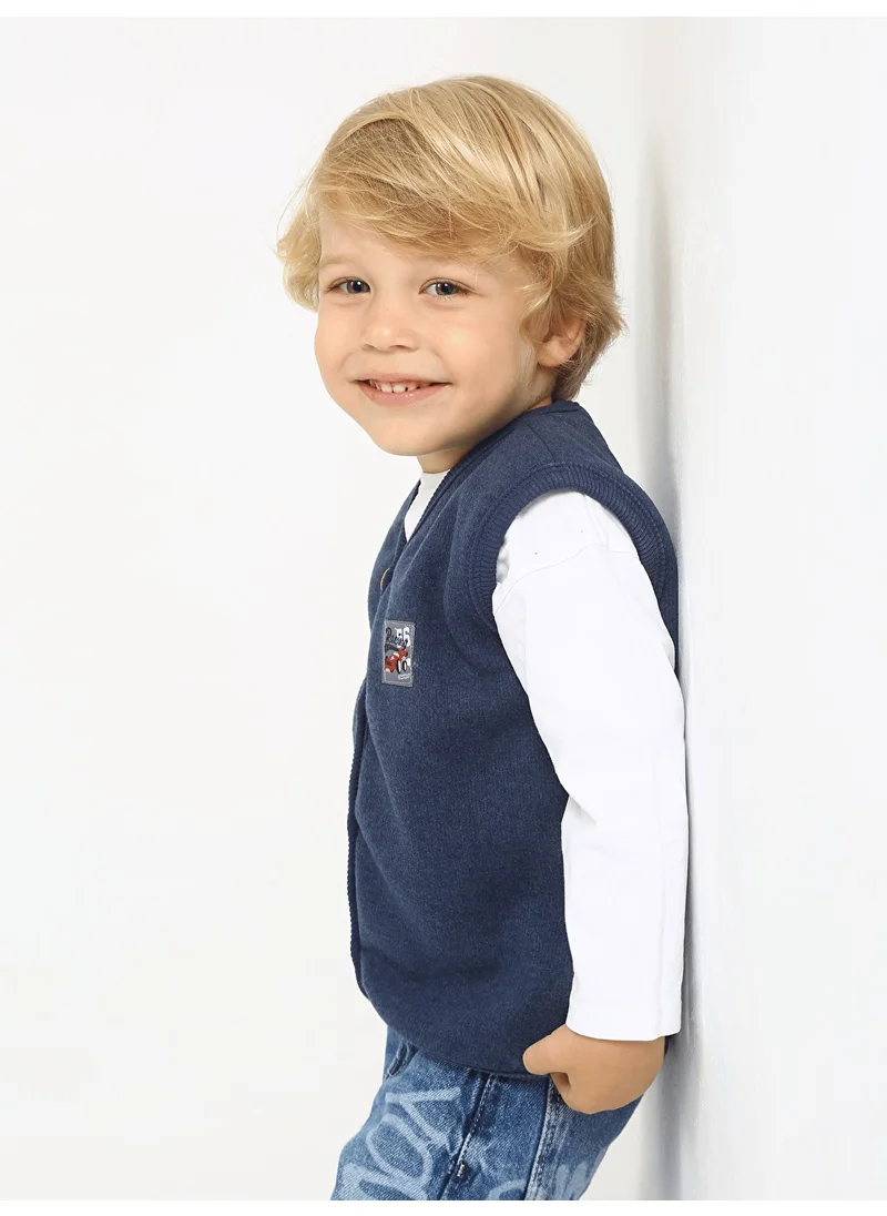 Luggi Baby 1-6 Years V-Neck Baby Boy Vest