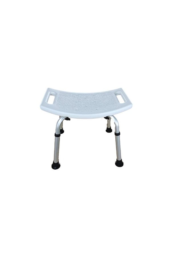 Milano Adjustable Height Bathroom Stool | Ergonomic Non-Slip Shower Seat for Spa & Vanity Use | Lightweight, Durable, Comfortable Design for All Ages | 100Kg Capacity