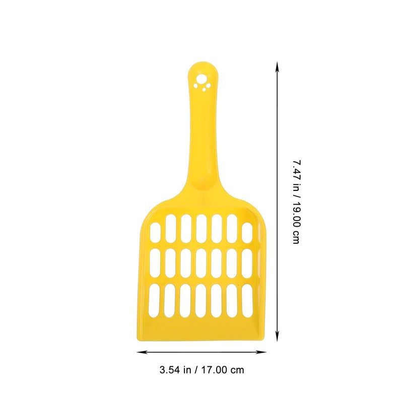 8 Pieces Cat Litter Scoop Set Plastic Litter Scooper For Indoor Use With Portable Design Random Color - Image 3