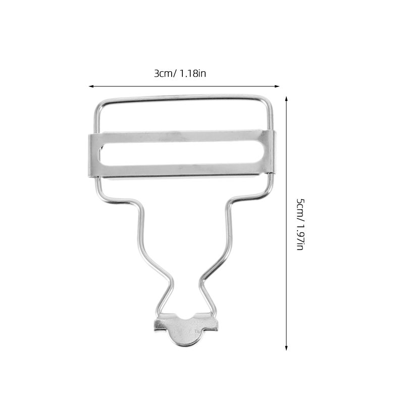 2 Boxes Adjustable Overalls Buckles Metal Gourd Buckles Suspender Belt Fasteners - Image 2