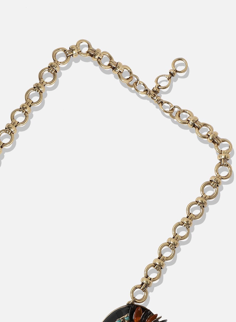 SOHI Designer Statement Stone Artificial Necklace Jewellery  - Image 5