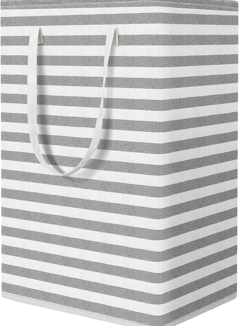 راكسوم سلة غسيل كبيرة، سلة غسيل مقاومة للماء، سلة قابلة للطي لغرفة الملابس وغرفة النوم والحمام - Image 1