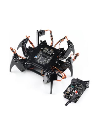 Freenove Hexapod Robot Kit with Remote Control | Arduino Based Project | Raspberry Pi | Spider Walking Crawling 6 Legged | Detailed Tutorial | Android APP | Wi-Fi Wireless RC 2.4G Servo - pzsku/Z4ED9980BB6E8930AA09EZ/45/_/1670309762/c03df96f-a246-4e24-85a5-8d0d1a085bf3