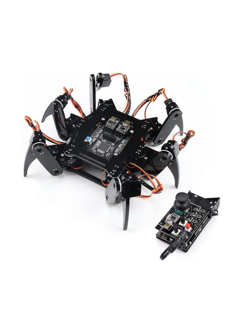 FREENOVE - Freenove Hexapod Robot Kit with Remote Control | Arduino Based Project | Raspberry Pi | Spider Walking Crawling 6 Legged | Detailed Tutorial | Android APP | Wi-Fi Wireless RC 2.4G Servo - Image 1