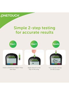 ONETOUCH Select Plus Blood Glucose Test Strips Pack Of 50  - Image 5