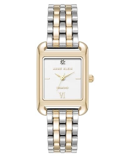 Anne Klein Womens Genuine Diamond Dial Bracelet Watch - Image 1