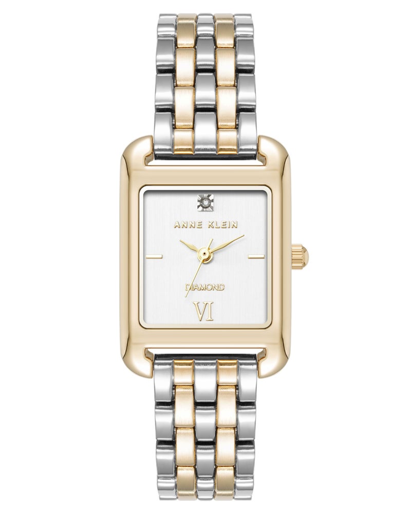 Anne Klein Womens Genuine Diamond Dial Bracelet Watch - Image 2