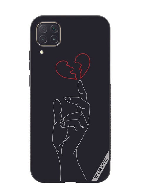 Protective Case Cover For Huawei Nova 7i/P40 Lite Heart Broken Design Multicolour