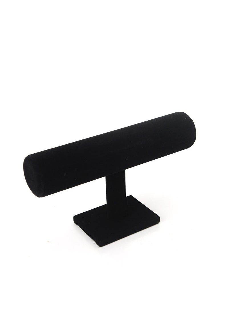 Velvet T-Bar Display Stand Holder Organizer Bracelet Jewelry Watch Headband Rack - Image 3