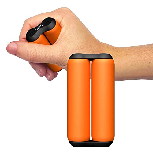 ONO Roller  Handheld Fidget Toy for Adults  Help Relieve Stress Anxiety Tension  Promotes Focus Clarity  Compact Portable Design Orange Junior Size  ABS Plastic - Image 1