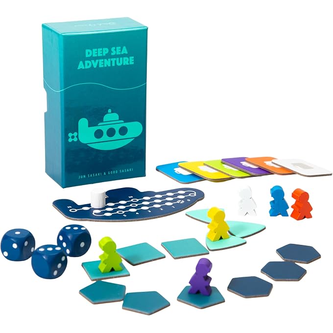 Oink Games Deep Sea Adventure Boost, Push-Your-Luck Family Board Game | 26 Players, Ages 8+, Portable Travel-Friendly Edition with Strategic Ocean Treasure Hunt and Replayability - Image 1