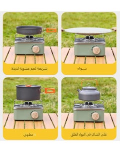 YOKA Ultra Lightweight Portable Gas Stove - Multi-functional Cassette Gas Stove for Outdoor Camping, Fishing, and Indoor Cooking, No Power Supply Needed, Perfect for All Your Adventures  - Image 5
