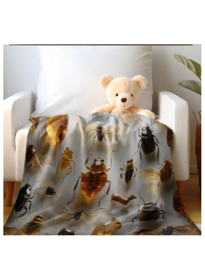 general Children's or student cartoon flannel thin blanket (warm and comfortable, suitable for sleep, games) 100cm*150cm - Image 5