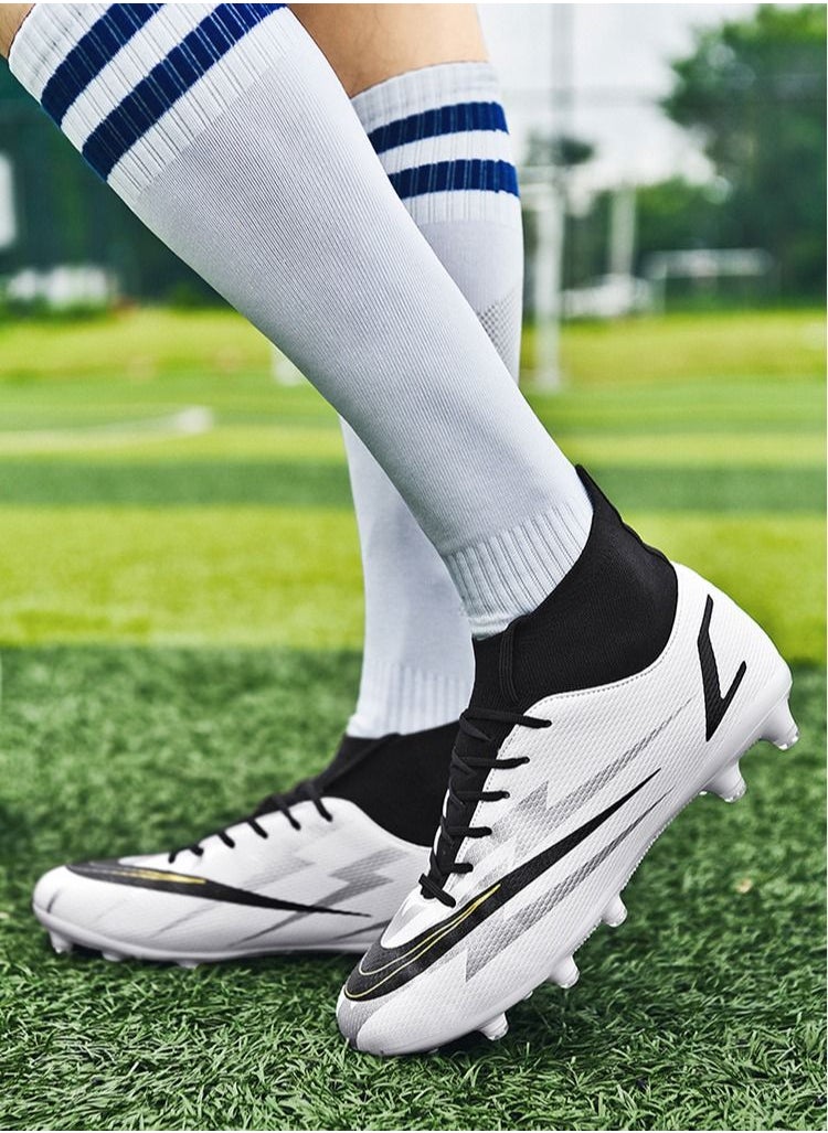 Generic Men's Football Shoes Hard Ground Football Shoes Outdoor and Indoor Professional Youth Boys' Football Shoes Men's and Women's Football Shoes  - Image 4