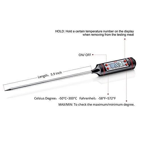 MCP Digital Food Meat Thermometer Sensor BBQ Kitchen Cooking Tool with probe - Image 2