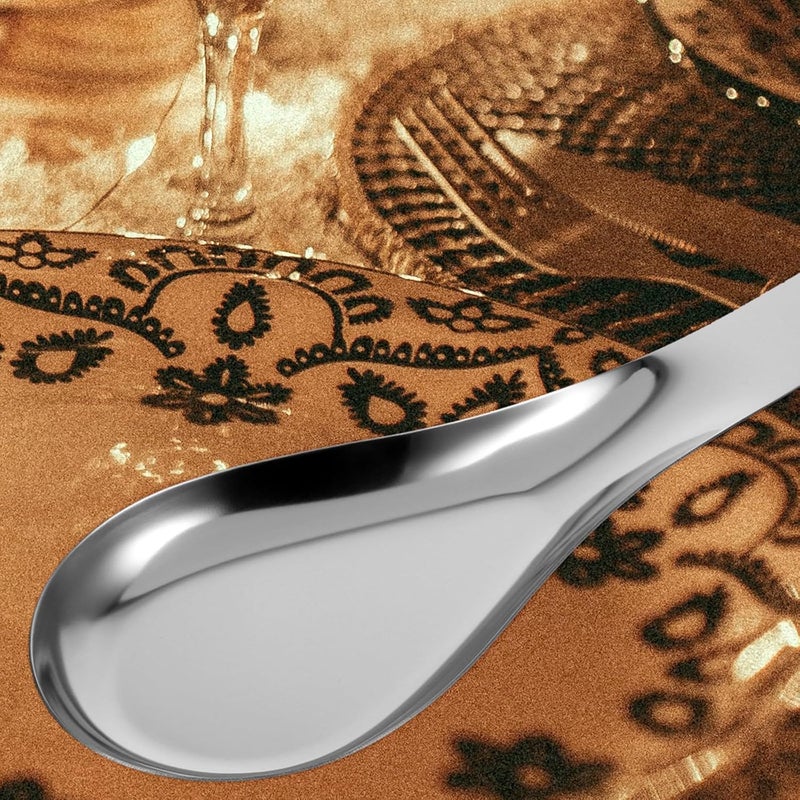 حامل أوعية الملاعق GALPADA المعدني (2 قطعة)، من الفولاذ المقاوم للصدأ، مقاس 26.00X10.00X1.50 سم، للاستخدام اليومي في المطبخ والمطاعم - Image 5