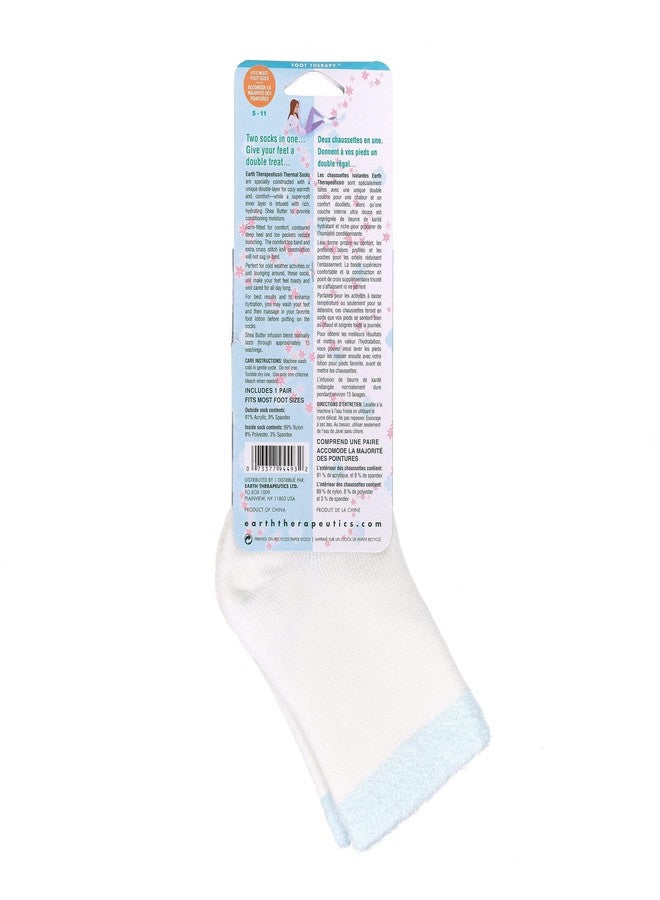 Earth Therapeutics Thermal Double Layer Socks - Blue Pink - Image 3