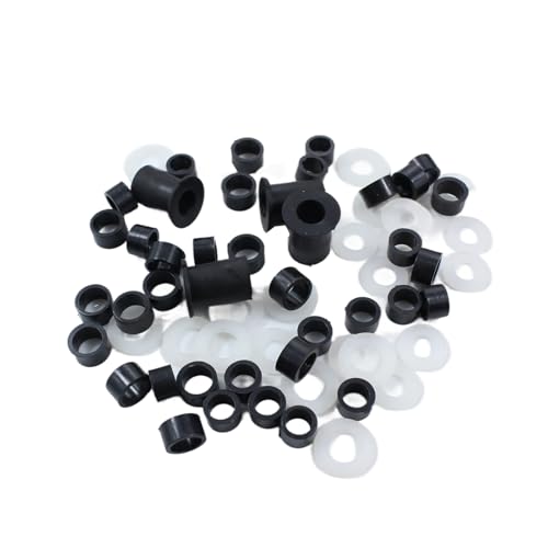 Adsspro Motorcycle 177pcs M5 M6 Fairing Bolt Kit Windscreen Screws aluminum Fasteners Fairing Bolts Nut Clips Set Mounting Kits Washers Nuts Screws for Motorbike Motocross Sport Bikes (silver) - Image 5