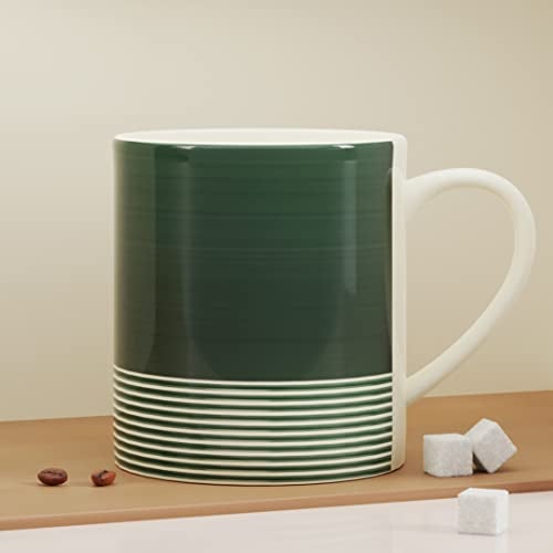 The Earth Store Green Ring Coffee Mug Set of 6 to Gift to Best Friends, Coffee Mugs,Microwave Safe Ceramic Mugs,(350 ml Each) - Image 5