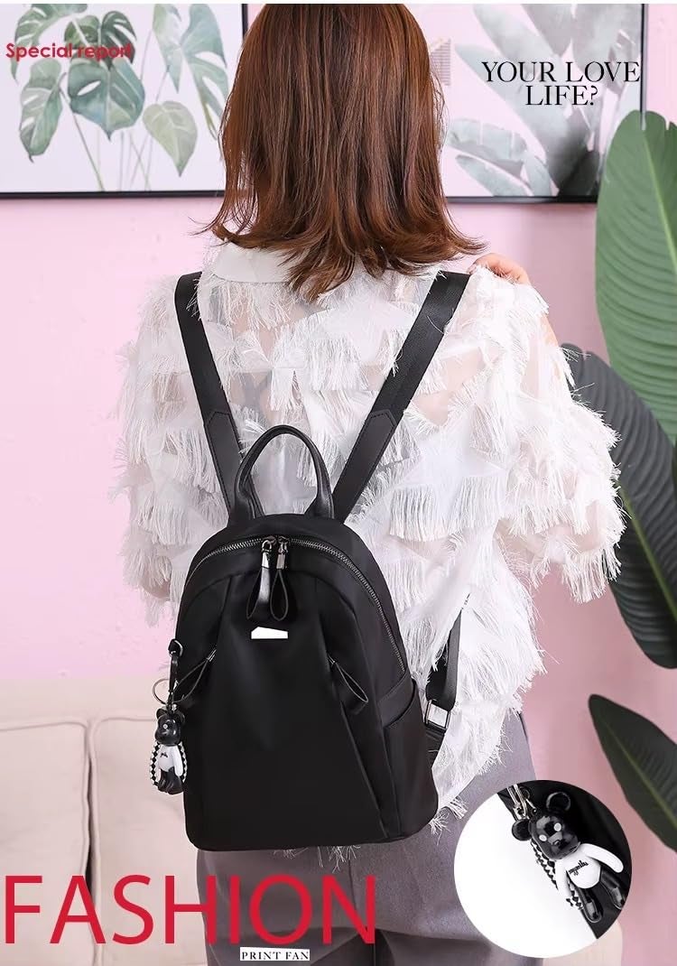 GLOSSY Women's Water Resistant Backpack, Lightweight, Adjustable Straps - Image 2