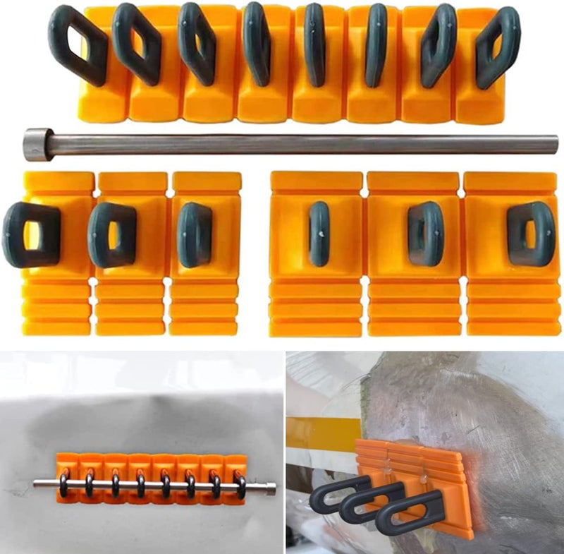 CXGS Paintless Dent Repair Pull Tabs Car Dent Repair Tools Heavy Duty Dent Puller Kit Strong Auto Body Repair Dent Removal Tools Powerful Dent Remover Tool DIY Hand Tool for Dent Repair - Image 2