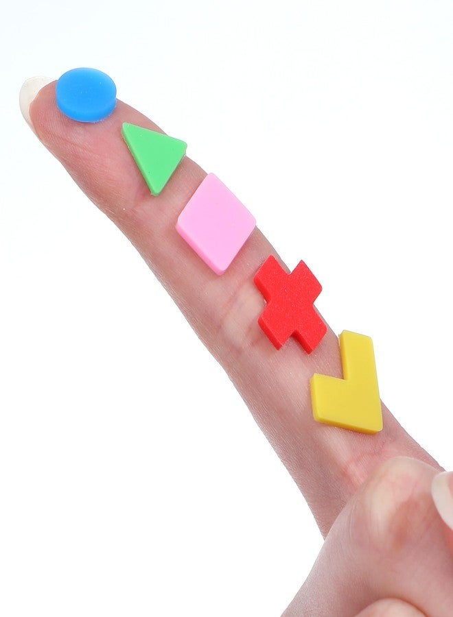 Wanmu 200Pcs Bump Dots for Visually Impaired, Adhesive Silicone Braille Stickers, Assorted Sizes Low Vision Aids Raised Tactile Dots for Blind, Low Vision, Elderly (Green, Pink, Blue, Yellow, Red) - Image 4
