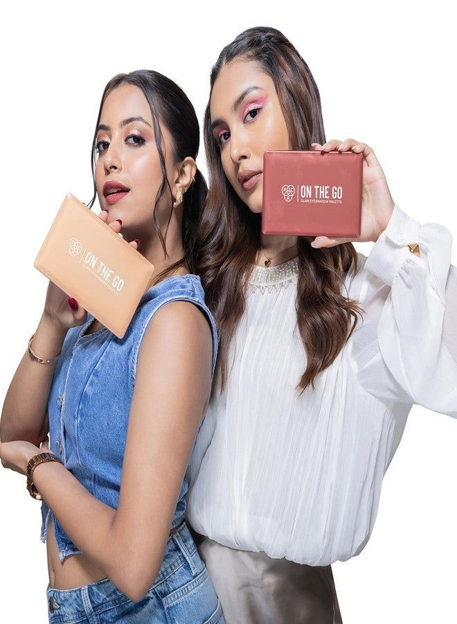 PAC On The Go Glam Eyeshadow Palette Nude | Intense Pigment | Blends Flawlessly | One Swipe Payoff - Image 5