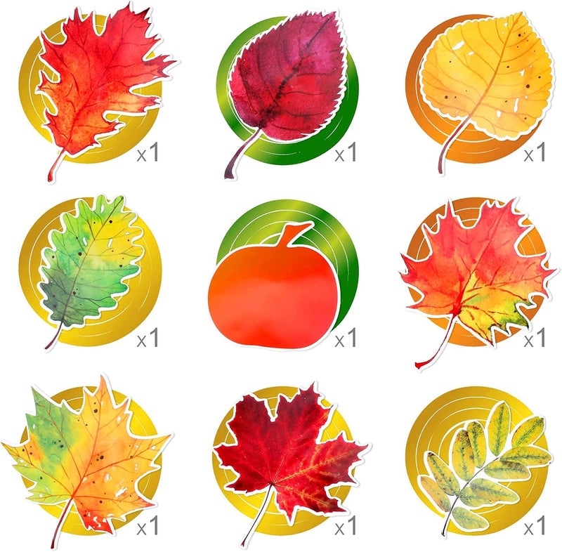 Konsait Thanksgiving Decorations 30 Pcs Fall Autumn Maple Leaves Fruit Assorted Hanging Swirls Farmhouse Harvest Streamer Ceiling Decorations for Home Outdoor Classroom Decor Supplies Party Favors - Image 4