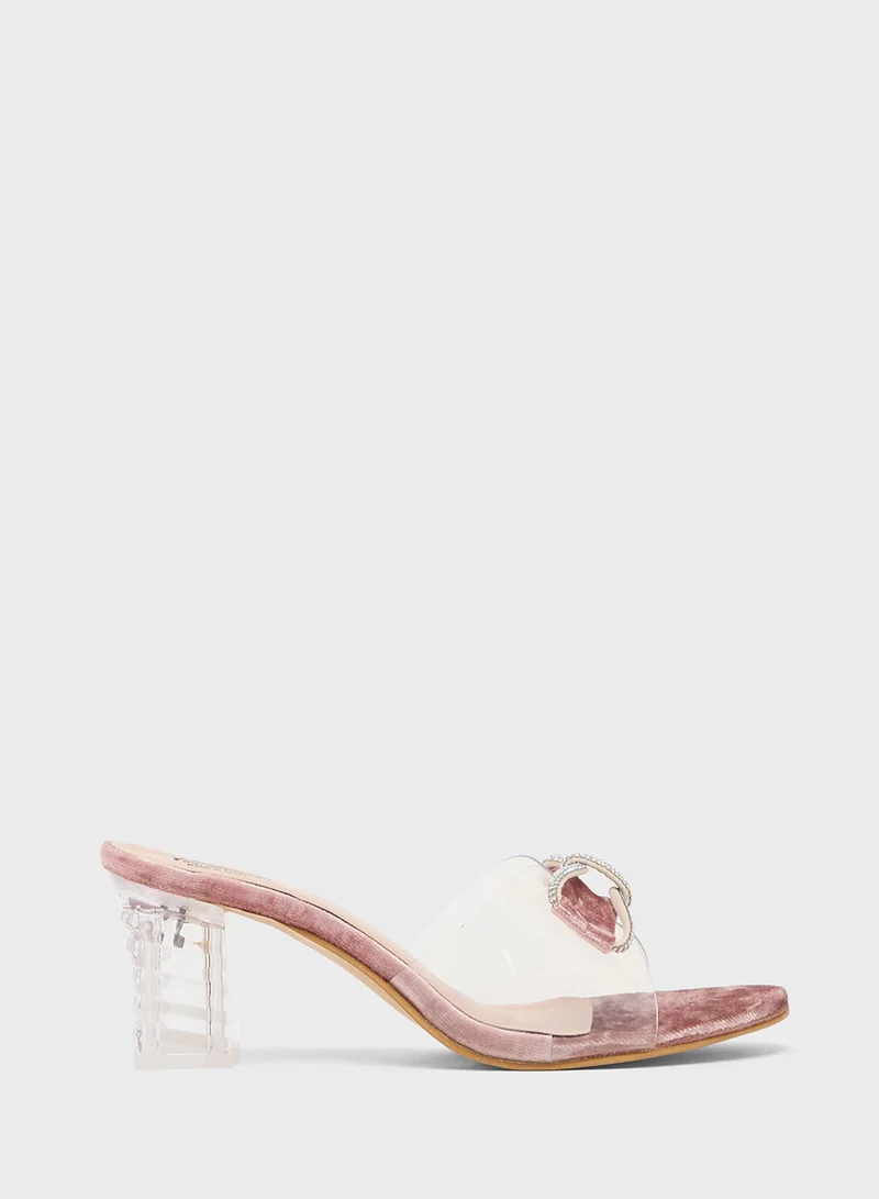 بيتك ستيبس High Heeled Sandal With Bow