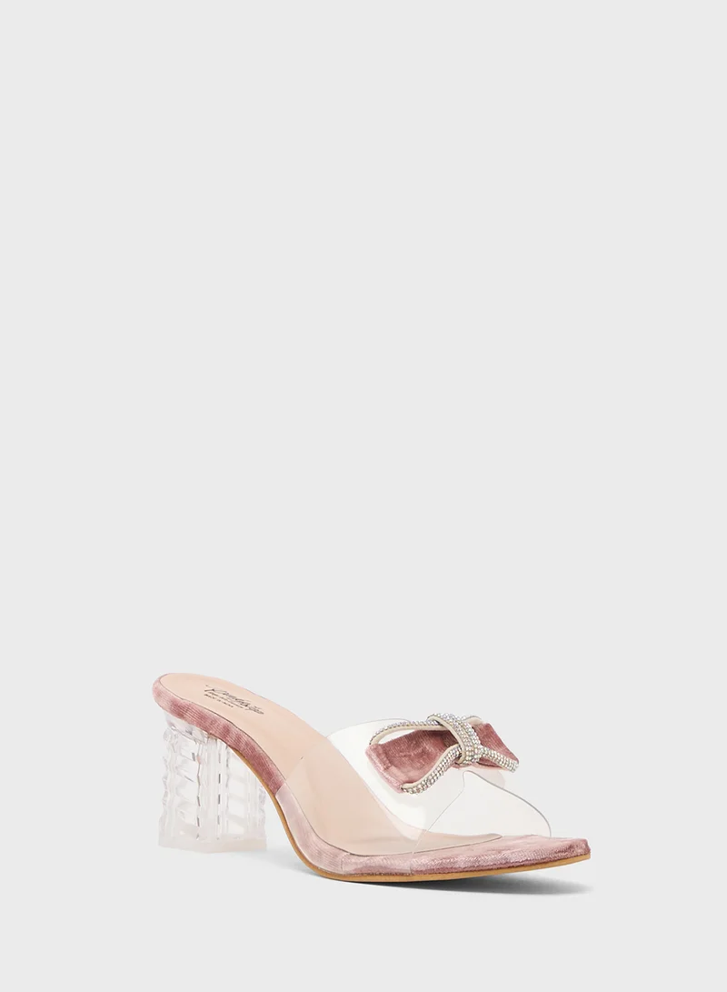 بيتك ستيبس High Heeled Sandal With Bow