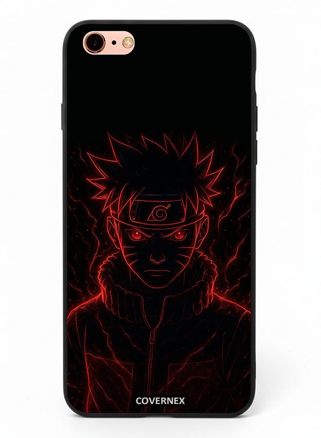 Covernex Apple iPhone 6s Plus Protective Case Cover Printed Featuring Naruto Shippuden Glow Affect Ninja - Image 2