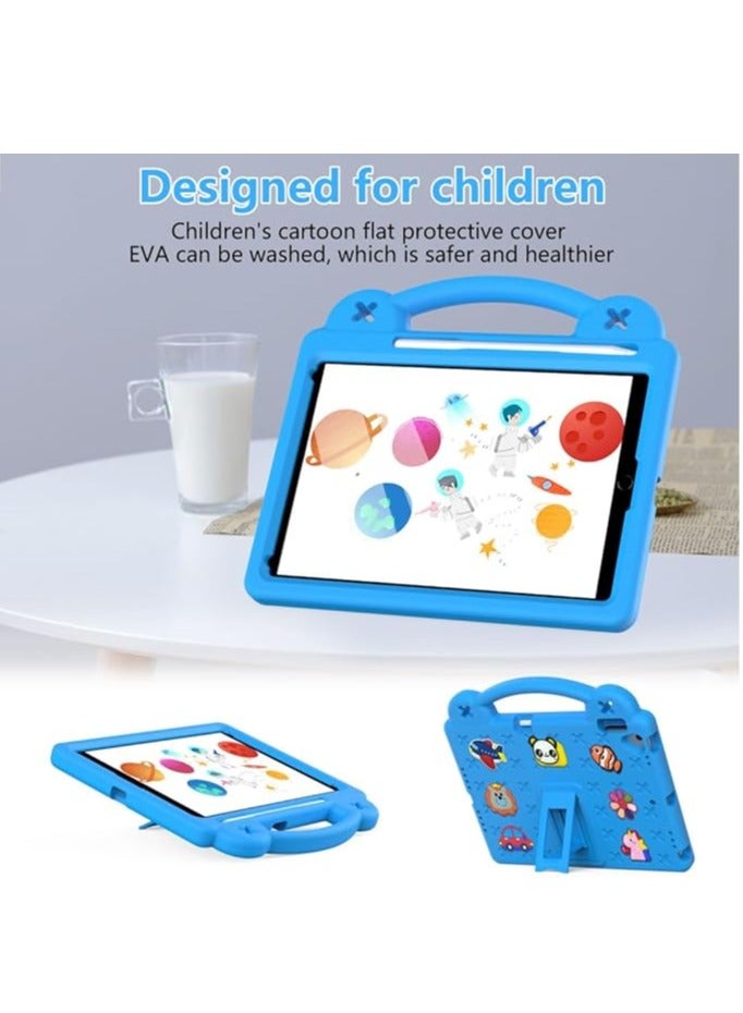 general Children's case for iPad Air 3 10.5 2019 / iPad Pro 10.5 2017, cartoon print shocks soft and durable children's EVA case with carrying handle and foldable stand - Image 5