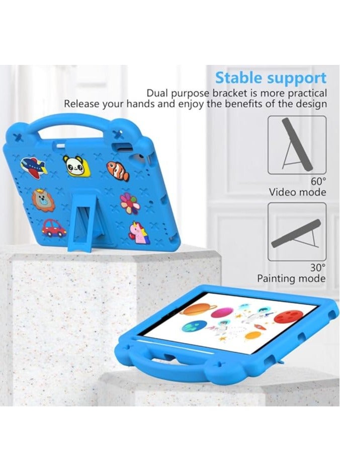general Children's case for iPad Air 3 10.5 2019 / iPad Pro 10.5 2017, cartoon print shocks soft and durable children's EVA case with carrying handle and foldable stand - Image 4