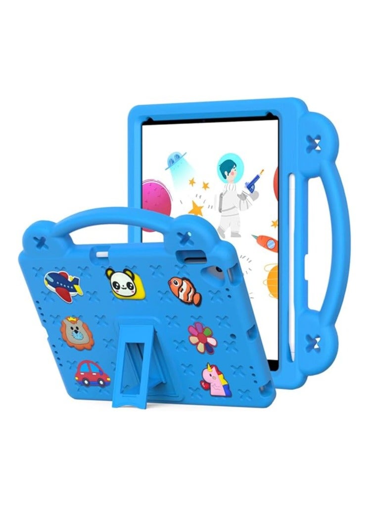 general Children's case for iPad Air 3 10.5 2019 / iPad Pro 10.5 2017, cartoon print shocks soft and durable children's EVA case with carrying handle and foldable stand - Image 1