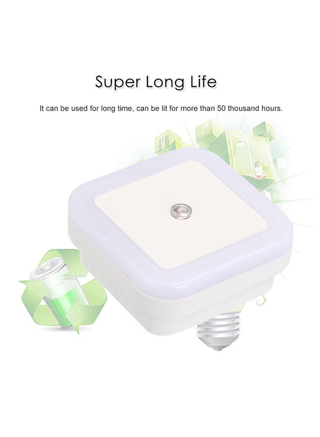 نيبمينينت وحدة تحكم في إضاءة مصباح غرفة النوم بتصميم حداثي مربع ومصغر أبيض 0.035كيلوجرام - Image 4