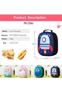 MissTiara Lunch Box Bag for Kids  - Image 2